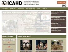 Tablet Screenshot of icahd.org